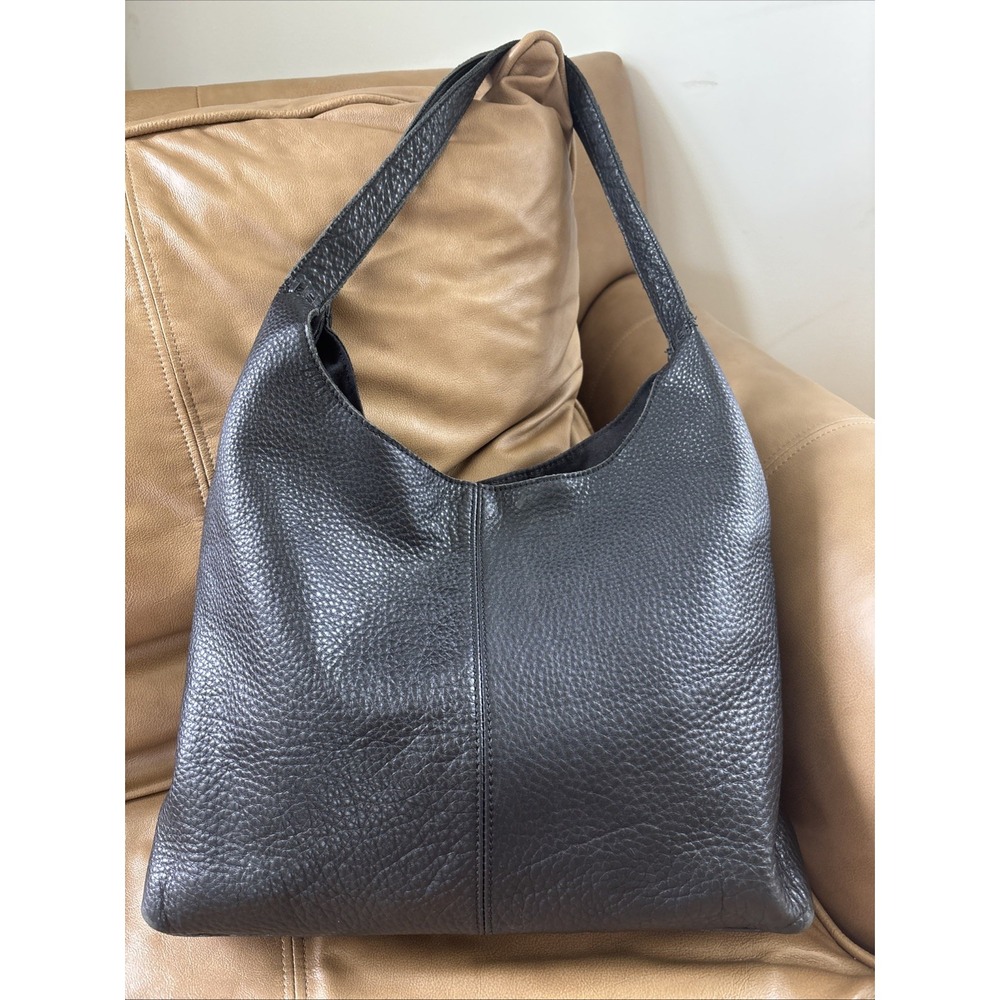 The Sak Black Leather Hobo Bag